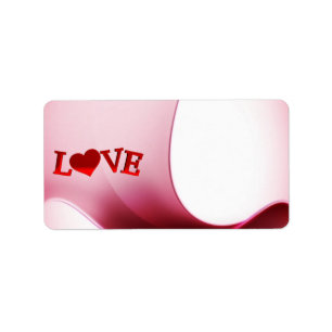 Love Address Label