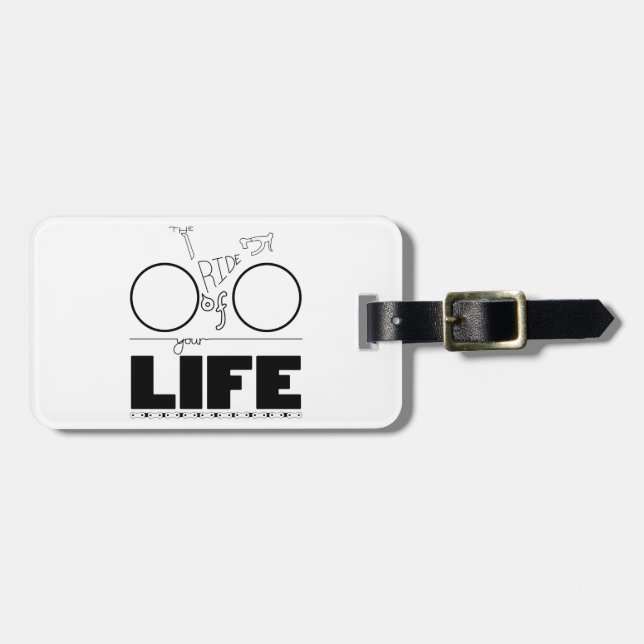Love Adventures and Go Green? Luggage Tag (Front Horizontal)