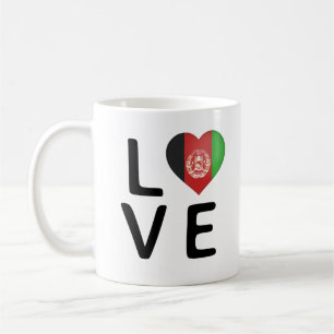 Love - Afghanistan Flag Coffee Mug