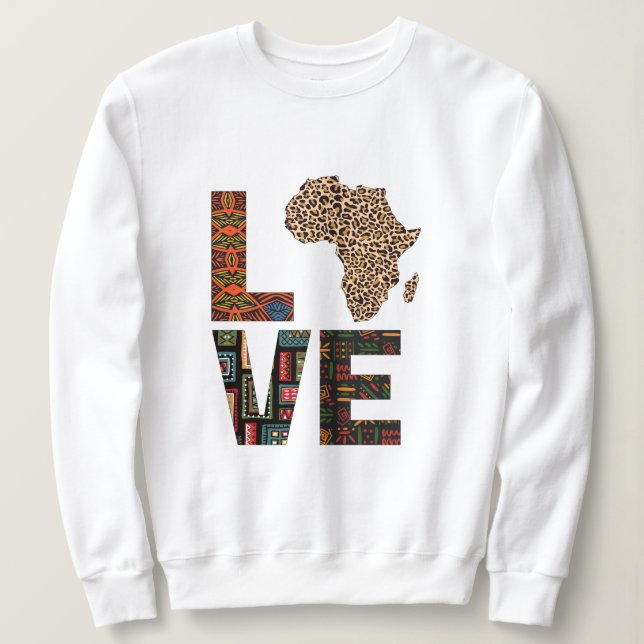 Love Africa  Sweatshirt (Design Front)