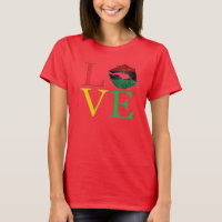 LOVE Afrocentric Lips T-Shirt