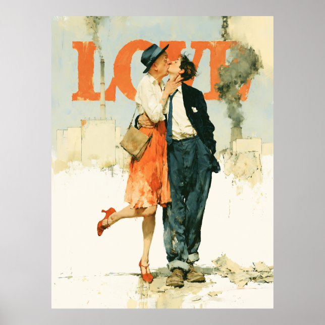 Love Against the Smoke Poster (Front)