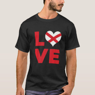 Love Alabama State Flag T-Shirt