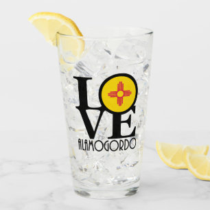LOVE Alamogordo New Mexico Glass