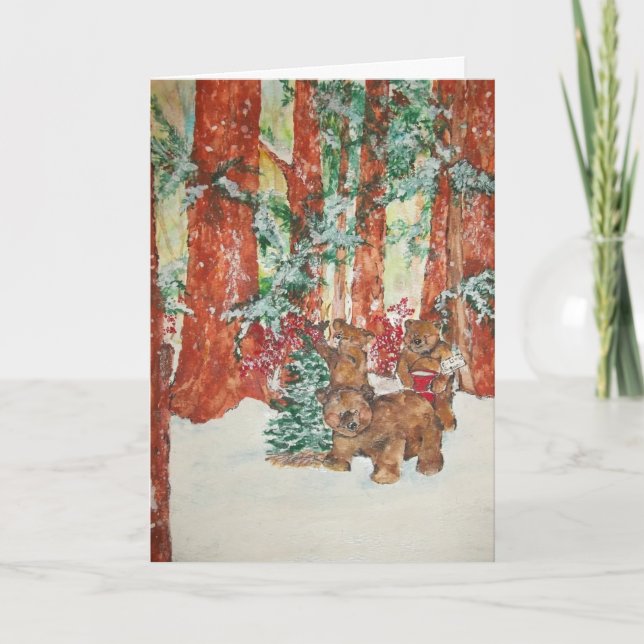 Love All Creatures Great and Small Christmas card (Front)