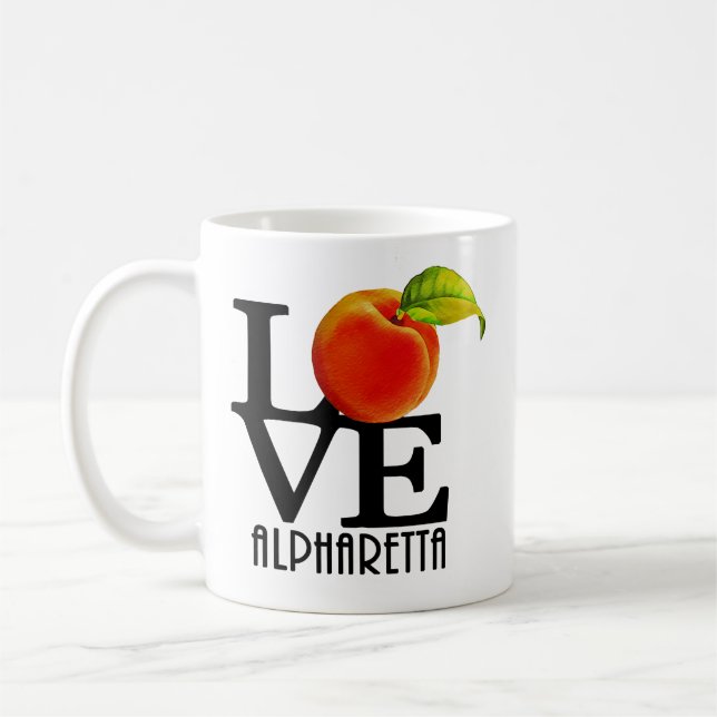 LOVE Alpharetta Georgia 11oz Coffee Mug (Left)