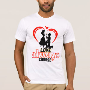 💖 Love Always Choose Men's Bella+Canvas Short Sle T-Shirt