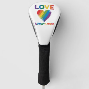 Love Always Win LGBT Golf Head Cover