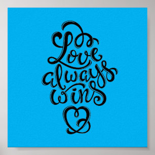 Love Always Win Poster