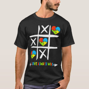 Love Always Wins Autism Awareness T-Shirt