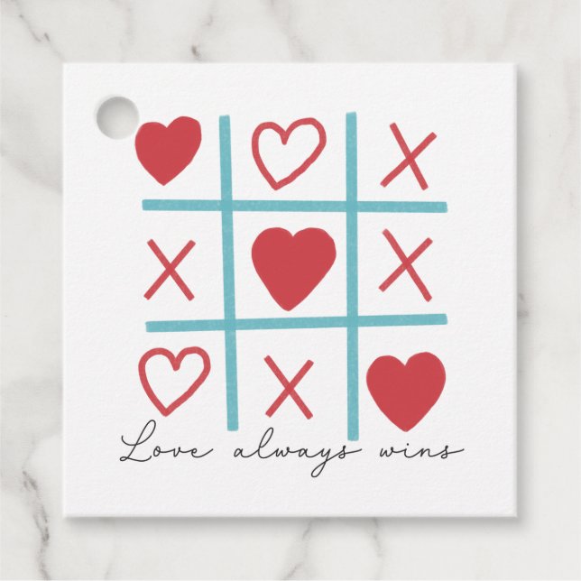 Love Always Wins Favour Tags (Front)