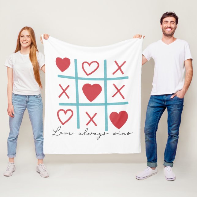 Love Always Wins Fleece Blanket (In Situ)