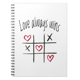 Love always wins notebook