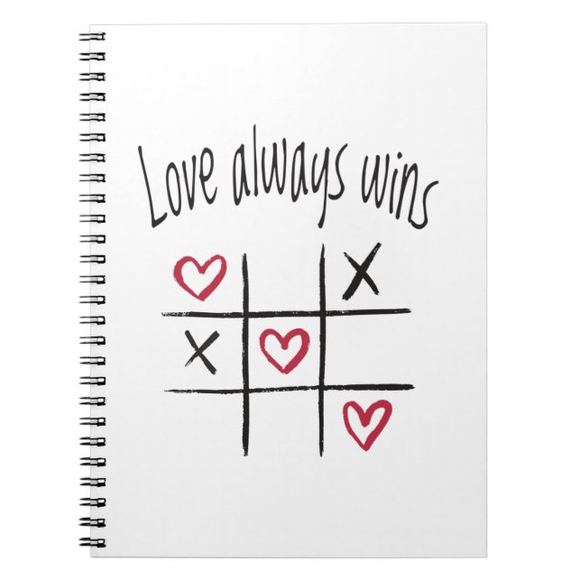Love always wins notebook (Front)