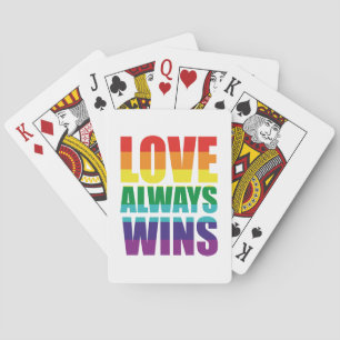Love Always Wins Playing Cards