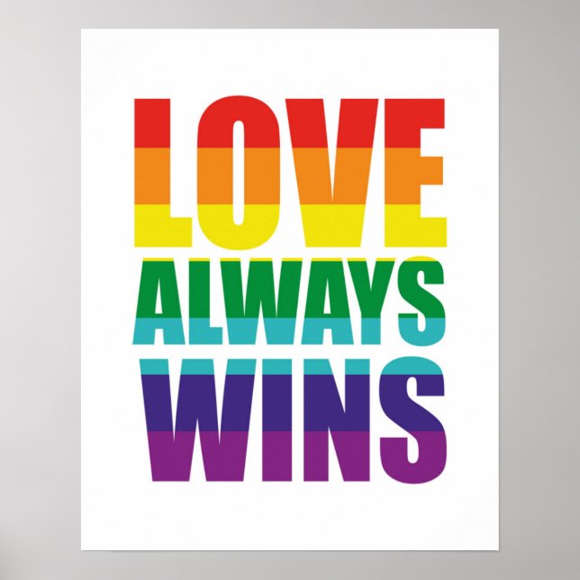 Love Always Wins Poster (Front)