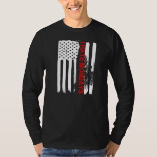 Love America I Hate Mondays T Shirt Funny Usa Flag