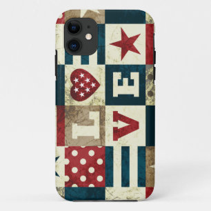 Love America Patriotic Case-Mate iPhone Case