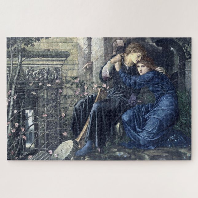 Love Among The Ruins by Burn-Jones (1873) Jigsaw Puzzle (Horizontal)