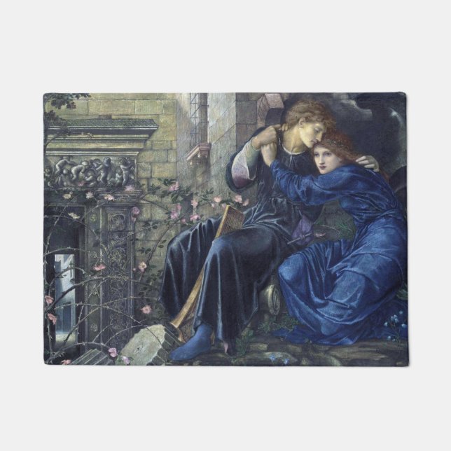 Love Among the Ruins (by Edward Burne-Jones) Doormat (Front)