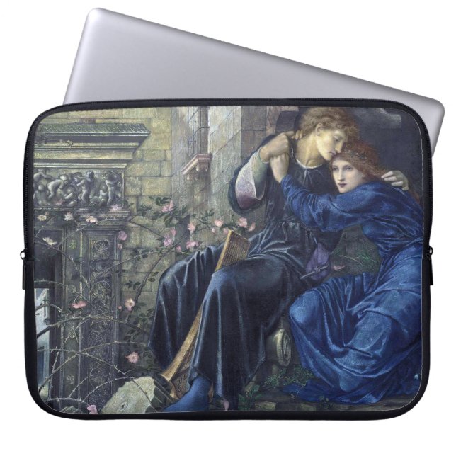 Love Among the Ruins (by Edward Burne-Jones) Laptop Sleeve (Front)
