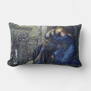 Love Among the Ruins (by Edward Burne-Jones) Lumbar Cushion