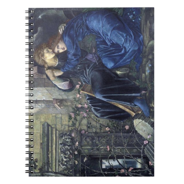 Love Among the Ruins (by Edward Burne-Jones) Notebook (Front)