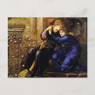Love Among the Ruins - Edward Burne-Jones Postcard