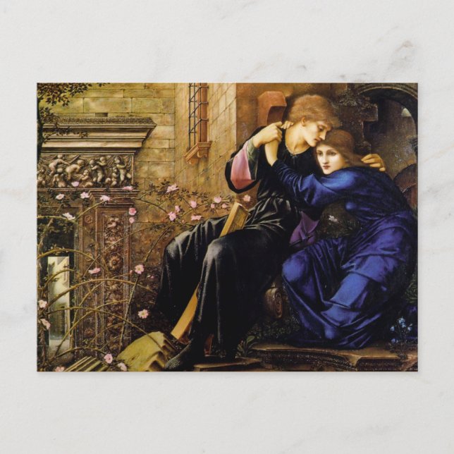 Love among the ruins Pre-Raphaelite Art Postcard (Front)