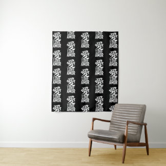 Love. Amor. 愛. Tapestry