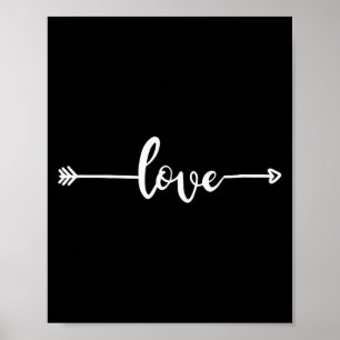 Love Amor Arrow Valentines Day Love Heart Couples  Poster