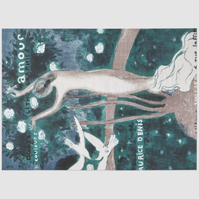 Love (Amour), Maurice Denis Tissue Paper (Front)