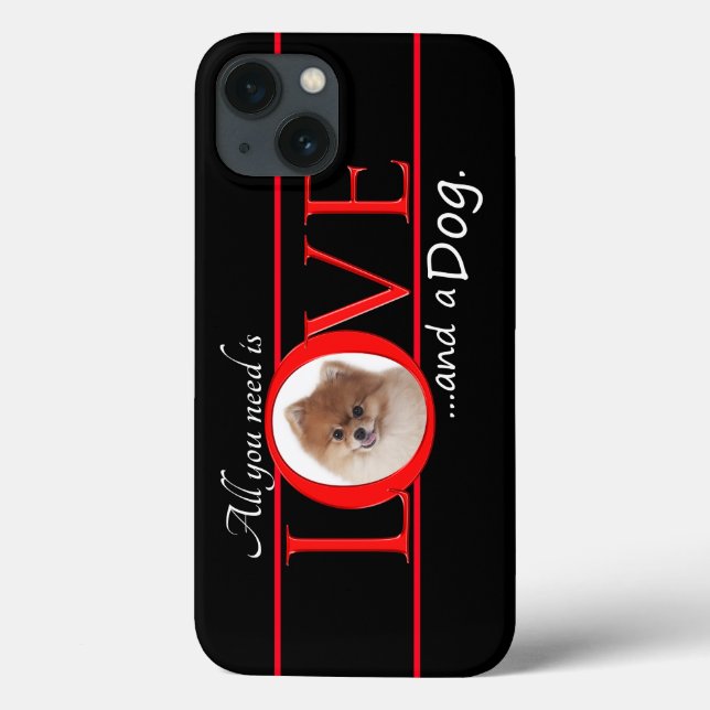 Love and a Pomeranian Smartphone Case (Back)
