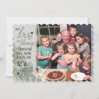 Love and Blessings - Christmas Card