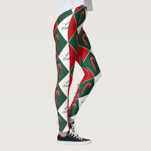 Love and Candy Canes Leggings