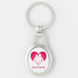 Love and family key ring