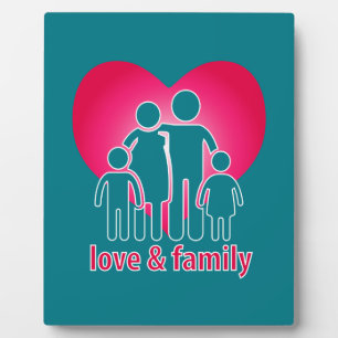 Love and family plaque