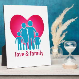 Love and family plaque
