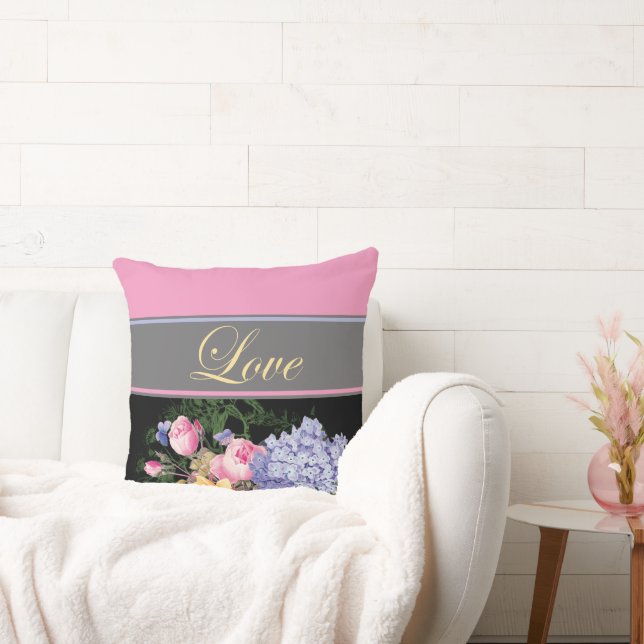 Love and Flowers Cushion (Couch)