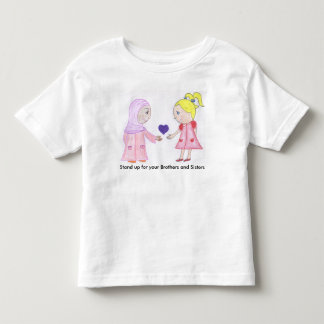 Love and Friendship Heal the World Toddler T-Shirt