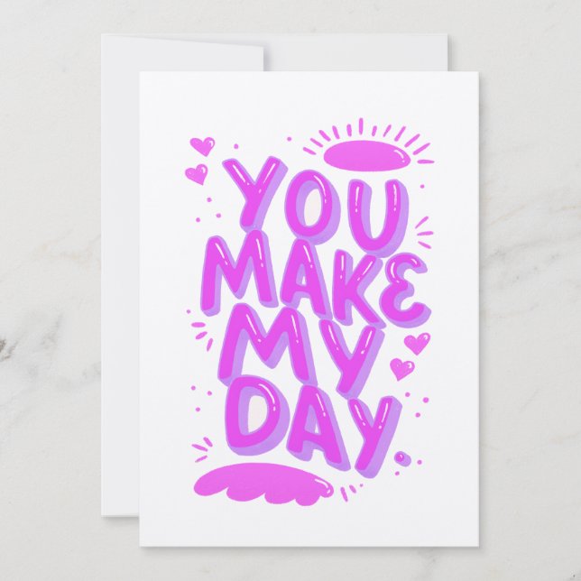 Love and Friendship Quote Card (Front)