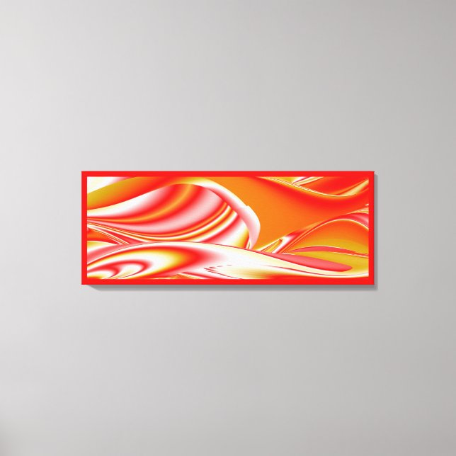 Love and Gold Abstract 3D Rainbowart Canvas Print (Front)
