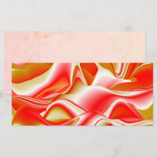 Love and Gold Abstract 3D Rainbowart Card