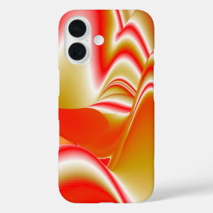 Love and Gold Abstract 3D Rainbowart iPhone 16 Case