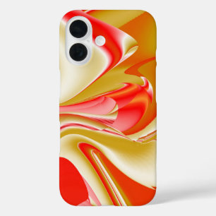 Love and Gold Abstract 3D Rainbowart iPhone 16 Case