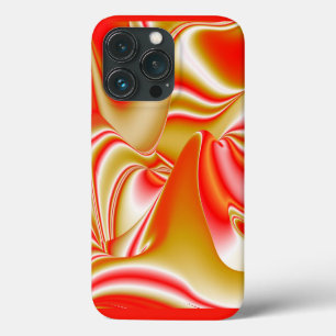 Love and Gold Abstract 3D Rainbowart iPhone 13 Pro Case