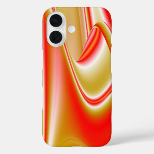 Love and Gold Abstract 3D Rainbowart iPhone 16 Case