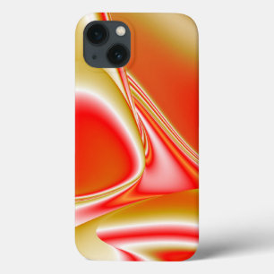 Love and Gold Abstract 3D Rainbowart iPhone 13 Case