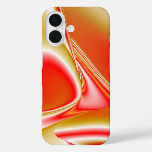 Love and Gold Abstract 3D Rainbowart iPhone 16 Case