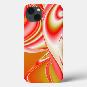 Love and Gold Abstract 3D Rainbowart iPhone 13 Case